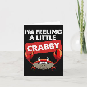 Funny Crab Costume For Men Women Crab Eating Fan C Card
