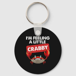 Funny Crab Costume For Men Women Crab Eating Fan C Keychain