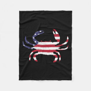 Funny Crab Costume For Men Women Kids Seafood Crab Fleece Blanket
