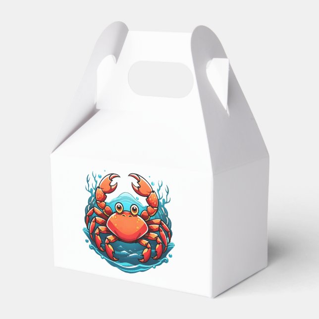 funny-crab favor boxes (Front Side)