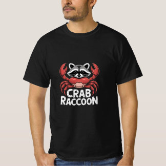 Funny Crab Raccoon Hybrid Animal Cute Sea T-Shirt