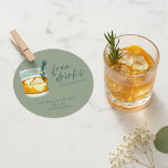 Funny Craft Cocktail Wedding Save The Date<br><div class="desc">Funny wedding save the dates for the couple who can't wait to celebrate with family and friends at their wedding. Cute craft cocktail Free Drinks (and we're getting married!) design save the dates.</div>