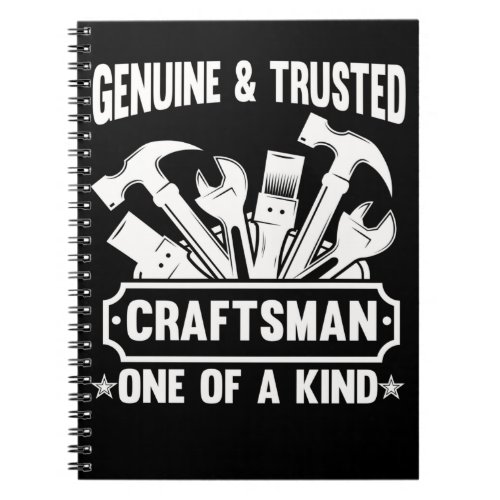 Funny Craftsman Best Dad Funny Handyman Notebook