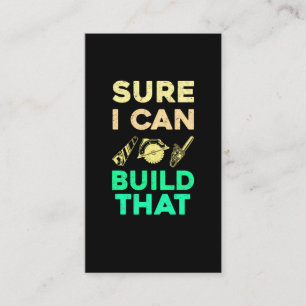 Funny Craftsman Dad Woodworking Husband Business Card