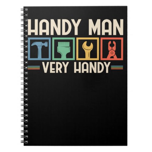 Funny Craftsman Tools Funny Mechanic Handyman Notebook