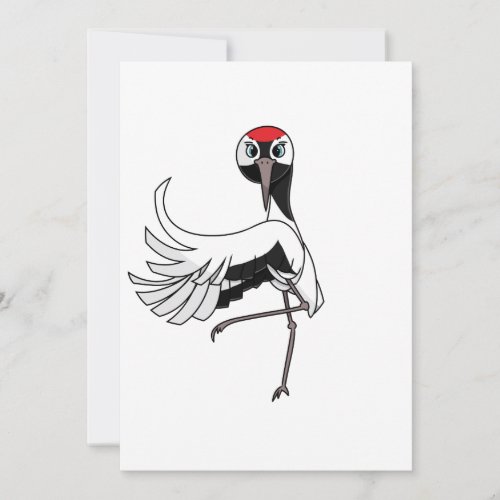 Funny Crane Holiday Card