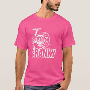 Funny Cranky Fishing Reel Pun Humor Fishermen  1 T-Shirt
