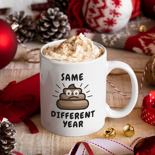 Funny Crap Year Christmas Gift Coffee Mug (Creator Uploaded)