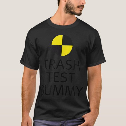 Funny Crash Test Dummy Easy Last Minute Halloween  T_Shirt