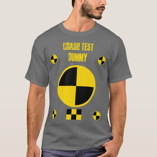 Funny Crash Test Dummy Last Minute Halloween T_Shirt