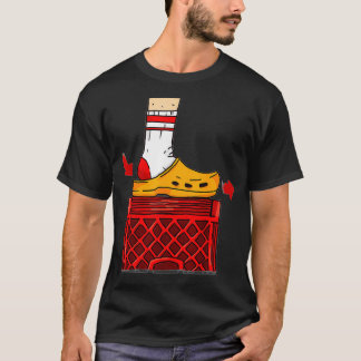 Funny Crate Challenge Shoe Diagram Slipping  T-Shirt
