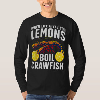Funny Crawfish Boil For Men Women Kids Crawfish Lo T-Shirt