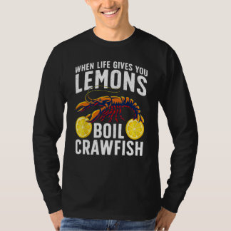 Funny Crawfish Boil For Men Women Kids Crawfish Lo T-Shirt