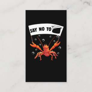 Funny Crawfish Boil Pun Crayfish Season Lobster Business Card