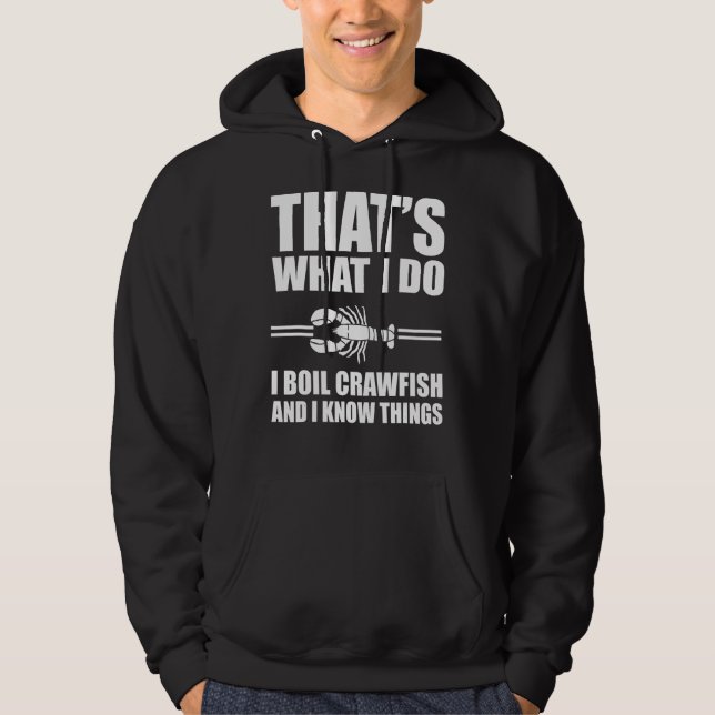 Funny Crawfish Boiling Lobster Lover Crayfish 1 Hoodie (Front)
