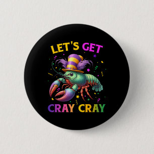 Funny Crawfish Costume Kids Toddler Boys Mens Mard Button