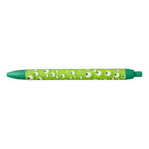 Funny Crazy and Curious Green Eyed Monster Pen