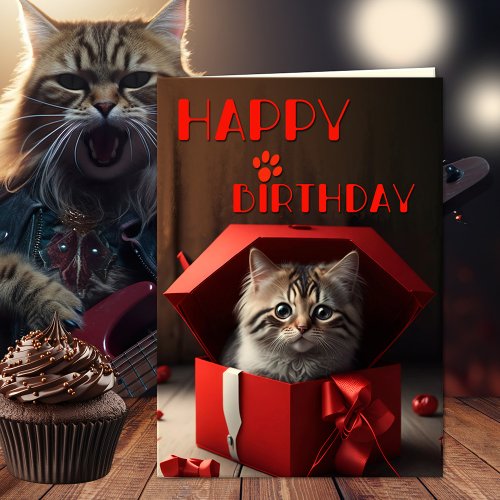 Funny Crazy Cat Lady Birthday Card
