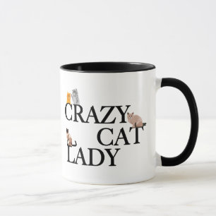 Funny Crazy Cat Lady Mug
