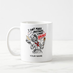 Funny Crazy Chef – Personalized Cooking Humor Coffee Mug