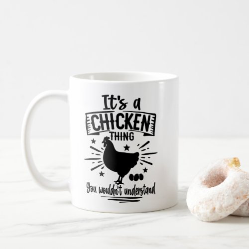 Funny Crazy Chicken Lady Gifts Farm Eggs Farmer Coffee Mug