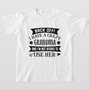 Funny crazy Grandma word art unisex T-Shirt