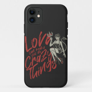 Funny Crazy Love Vantines Day Quotes iPhone 11 Case