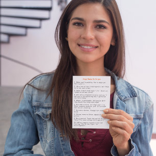 Funny Crazy Wacky Pranks Ideas To Do List Humor Card