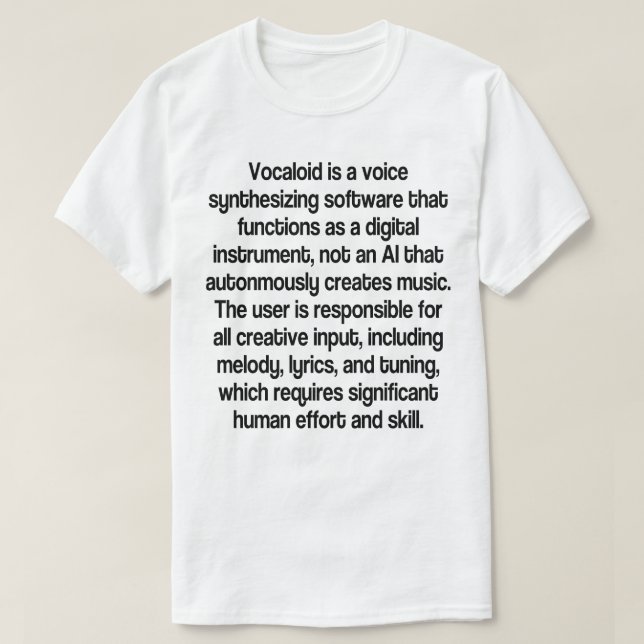 Funny Create Melodic Humor Music Funny Quote T-Shirt (Design Front)
