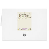 Funny Creative Family Mess Text Line Drawing Art (Back Horizontal)