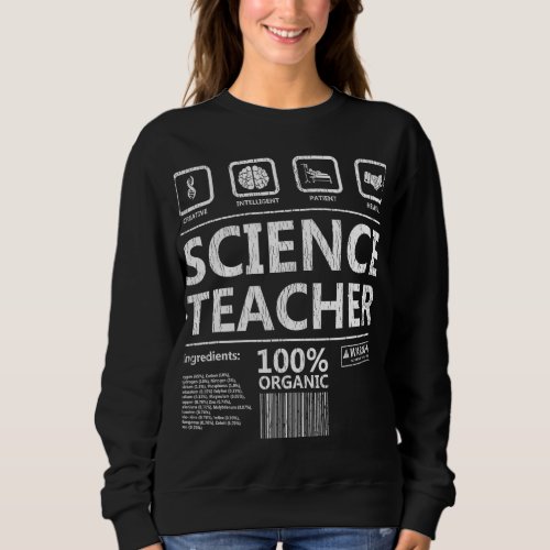 Funny Creative Intelegent Science Chemistry Biolog Sweatshirt
