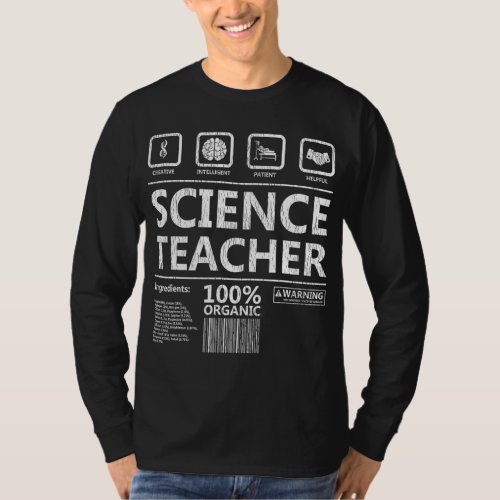 Funny Creative Intelegent Science Chemistry Biolog T_Shirt