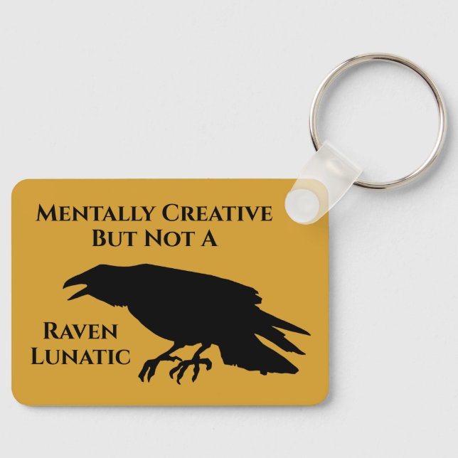 Funny Creative Mind Keychain (Front)