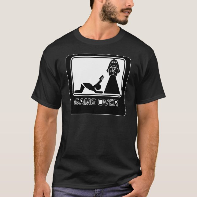 Funny Credit Card Game Over T-Shirt (Front)