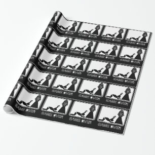 Funny Credit Card Game Over Wrapping Paper
