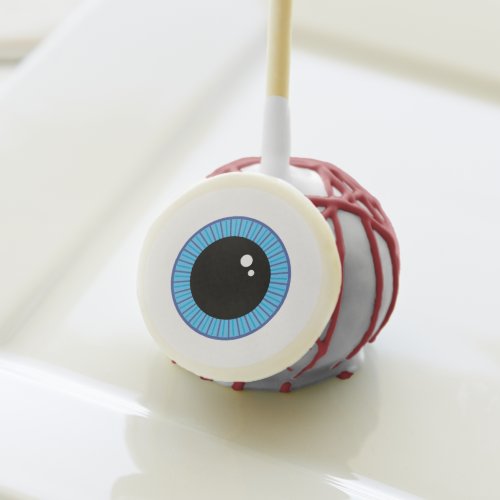 Funny Creepy Cute Blue Eyeball Cake Pops