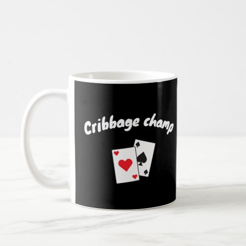 funny Cribbage champ card gamer Coffee Mug