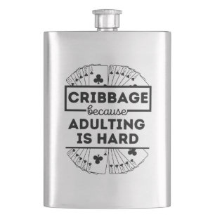 Funny Cribbage Flask