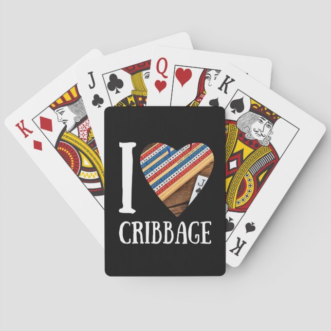 Funny cribbage poker cards (Back)