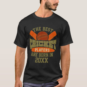 Funny Cricket Birthday Birth Day Name T Shirt