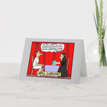 Funny Cricket Greeting Card- Useful Clairvoyants Card by bad_Onions at Zazzle
