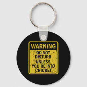 Funny Cricket Sport Themed Birthday Party Crickete Keychain