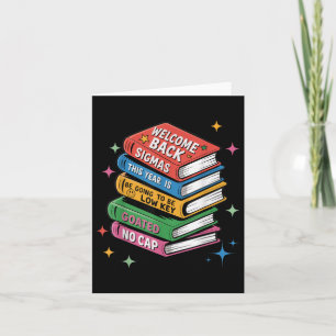 Funny Cringey Back To School Teacher Shirt - Funny Card