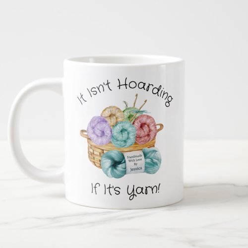 Funny Crochet Customized Giant Coffee Mug