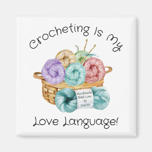 Funny Crochet Customized Magnet