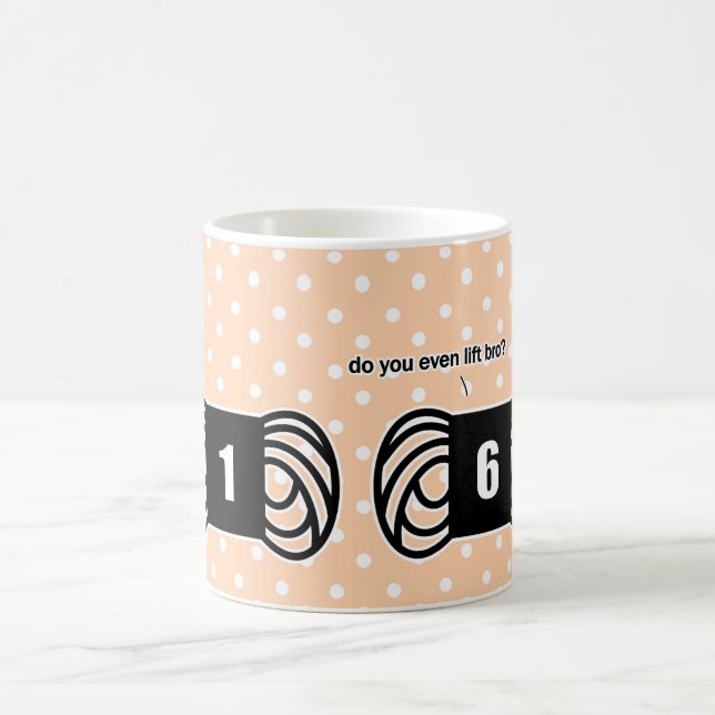 funny crochet knit humor knitting yarn bulky gym coffee mug (Center)