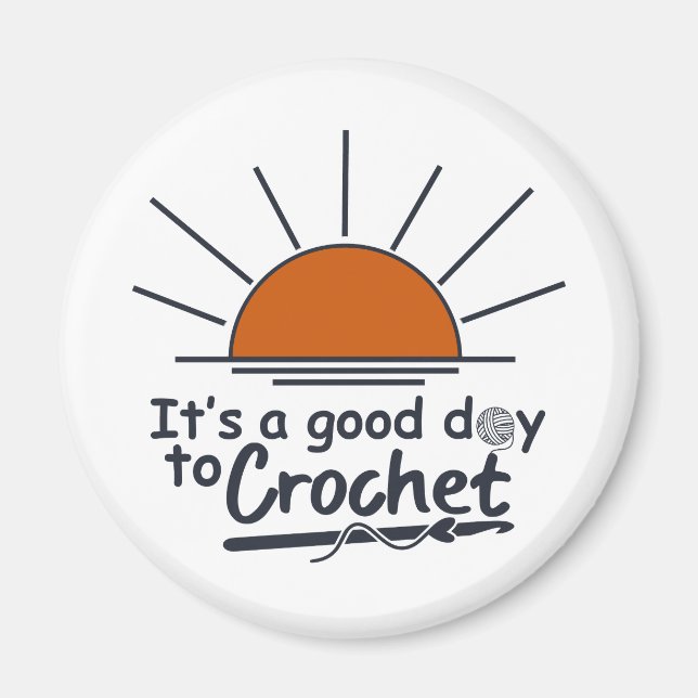 funny crochet magnet (Front)