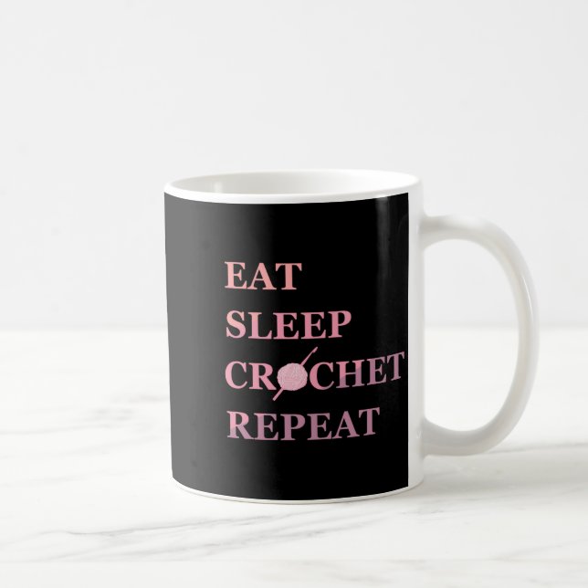 Funny Crochet Quote  Coffee Mug (Right)