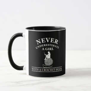 Funny crochet quote crocheters gift mug