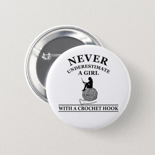 funny crochet quotes button